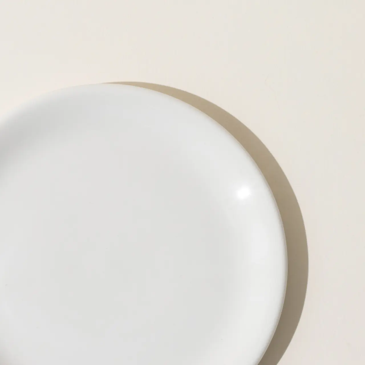 undecorated bread and butter plate zoom