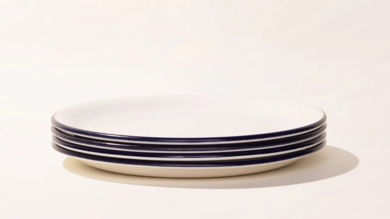appetizer plate blue rim hero