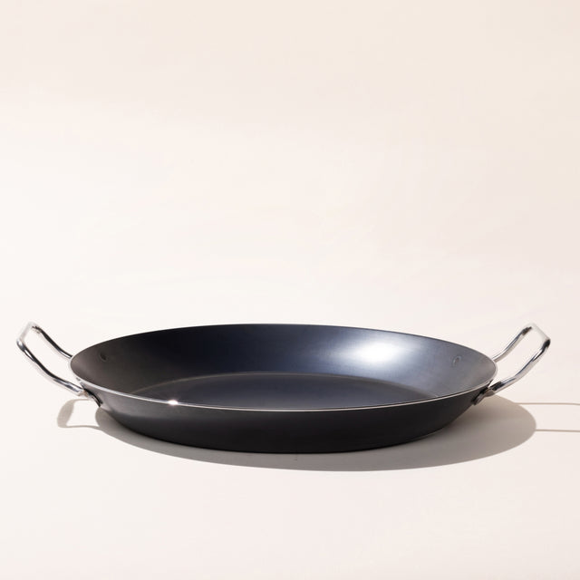 Blue Carbon Steel Paella Pan