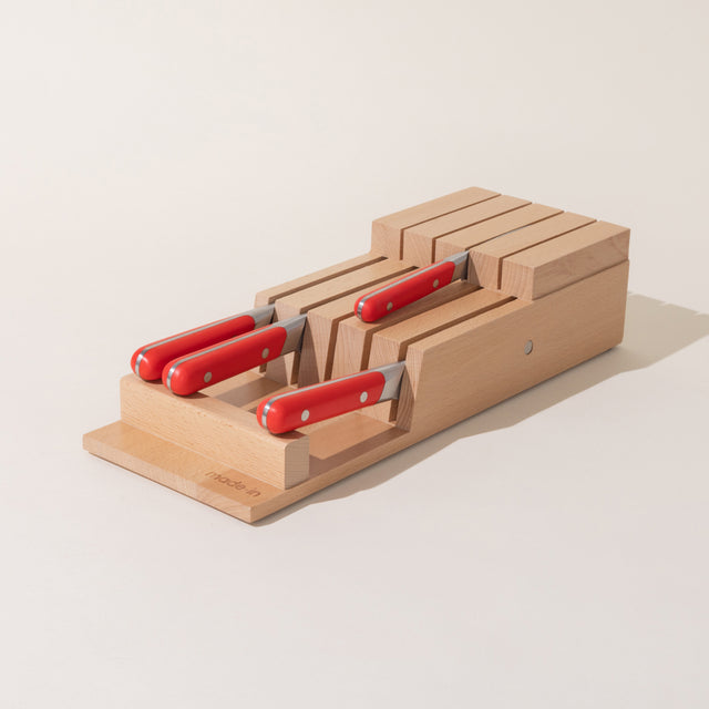 Pomme Red · 4-Piece with Organizer